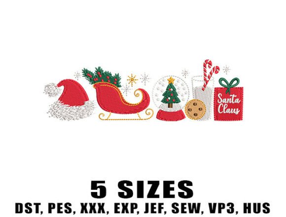 Download Cozy Winter Christmas Embroidery Design - Embroidery design Collection