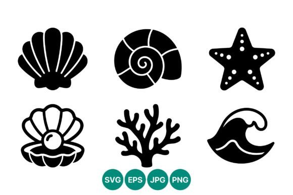 Download Ocean Shell Starfish Pearl Coral Wave - Star Collection
