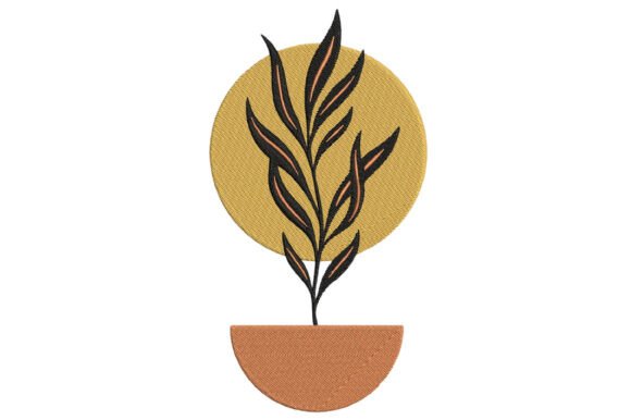Download Boho Plant Embroidery Design - Embroidery design Collection