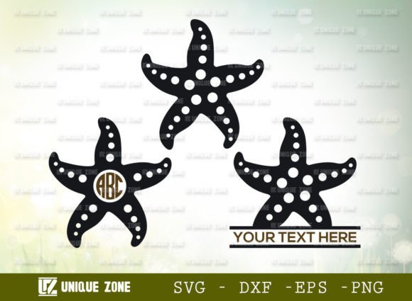 Download Star Fish SVG Monogram, Sea Animals Svg - Star Collection
