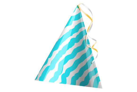 Download Patterned Party Hat. Realistic Festive P - Premium Resources