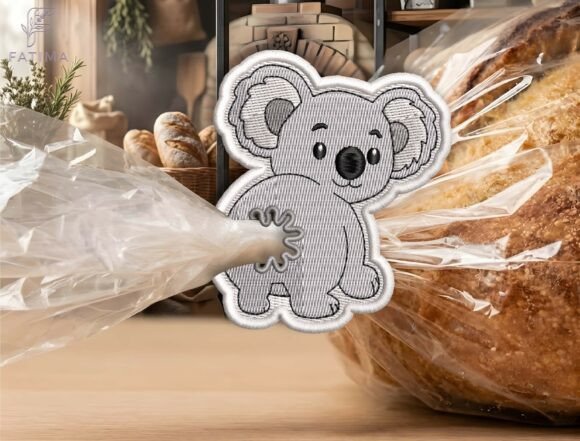 Download Cute Koala Bag Tie Embroidery Design - Embroidery design Collection