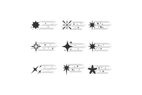 Download Sparkle Star Icon Different Shape Design - Star Collection