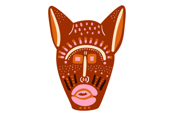 Download African Horse Mask. Ethnic Patterned Ani - Premium Bundle